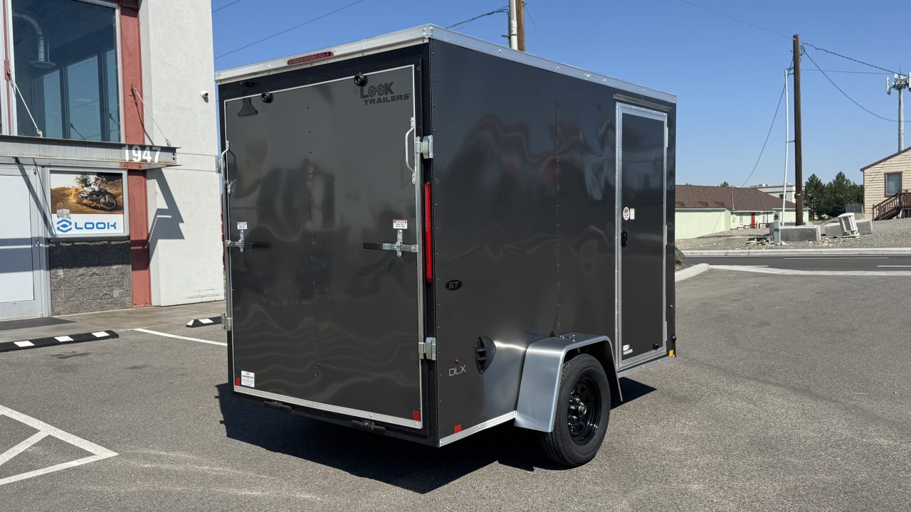 New 2027 Look Trailers 6 x 10 ST DLX Flat Top V-Nose 3K Cargo / Enclosed Trailer