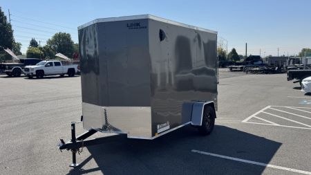 New 2027 Look Trailers 6 x 10 ST DLX Flat Top V-Nose 3K Cargo / Enclosed Trailer