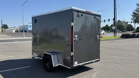 New 2027 Look Trailers 6 x 10 ST DLX Flat Top V-Nose 3K Cargo / Enclosed Trailer
