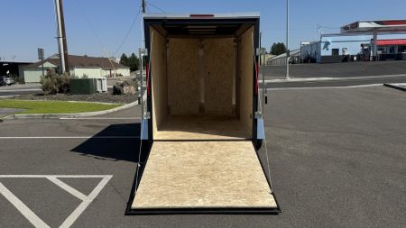 New 2027 Look Trailers 6 x 10 ST DLX Flat Top V-Nose 3K Cargo / Enclosed Trailer