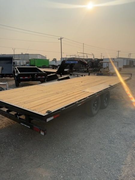 New 2026 Sure-Trac 8.5 X 20 LOW PROFILE DECKOVER FLATBED 10K Deckover Trailer