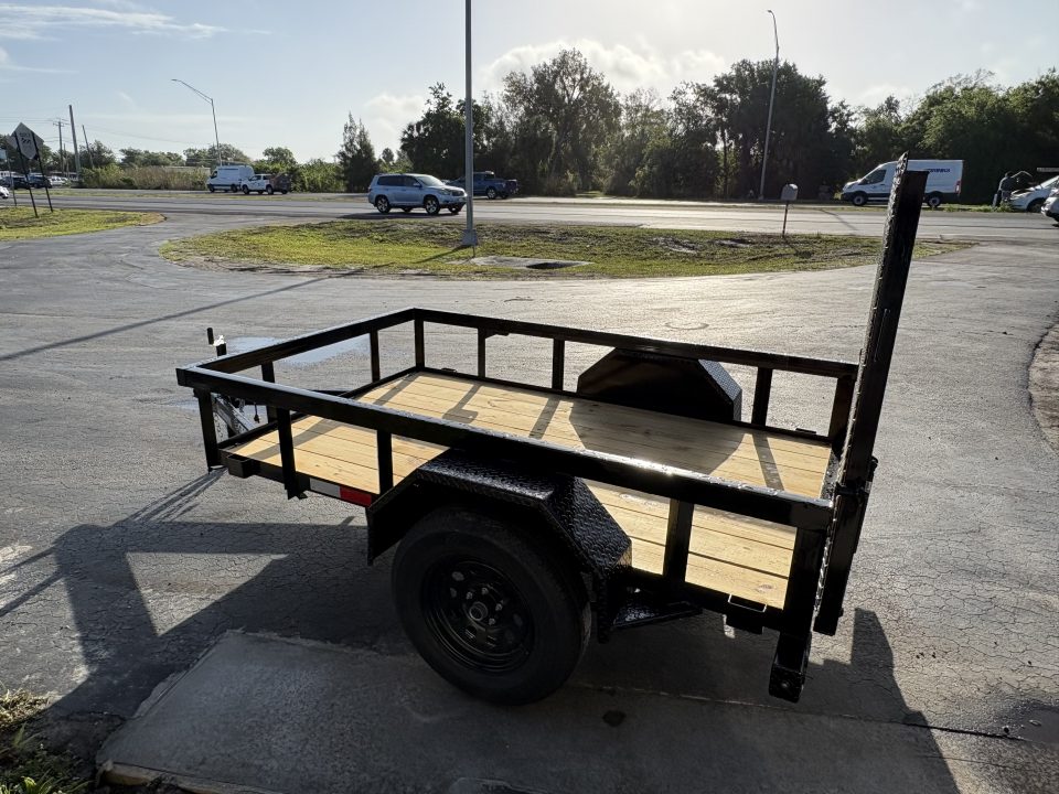 New 2026 GPS Trailers 5X8 SA TUBE TOP WITH RAMP Utility Trailer