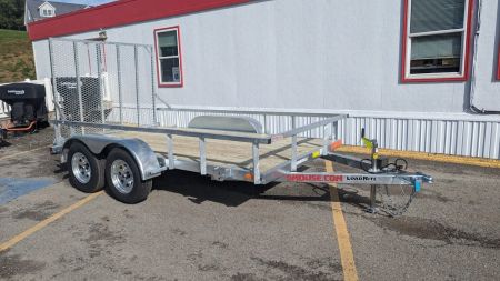 New 2027 Load Rite 7x12 Tandem ALL GALVANIZED Utility w/ Spring Assist Gate