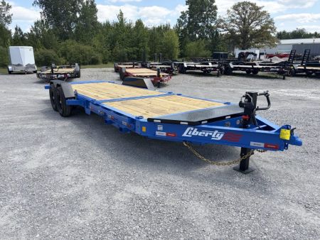 New 2026 Liberty LT14K83X22SPB8WF (83" X 22') 15.4K Partial Tilt Equipment Trailer