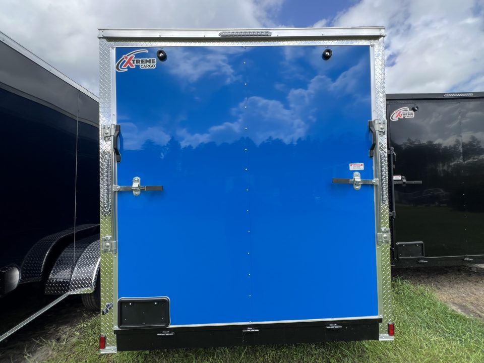 New 2027 Xtreme Cargo 7x14 Tandem Axle Enclosed Cargo Trailer For Sale – Pepsi Blue Polycore