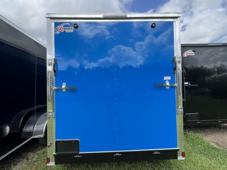 New 2027 Xtreme Cargo 7x14 Tandem Axle Enclosed Cargo Trailer For Sale – Pepsi Blue Polycore