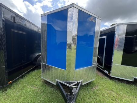 New 2027 Xtreme Cargo 7x14 Tandem Axle Enclosed Cargo Trailer For Sale – Pepsi Blue Polycore