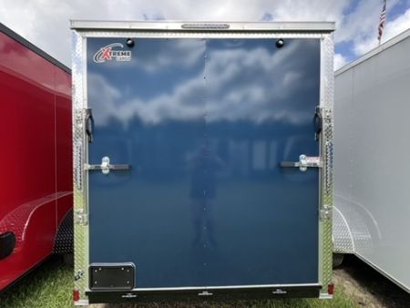 New 2027 Xtreme Cargo 7x14 Tandem Axle Enclosed Cargo Trailer For Sale – Indigo Blue Polycore