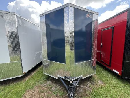 New 2027 Xtreme Cargo 7x14 Tandem Axle Enclosed Cargo Trailer For Sale – Indigo Blue Polycore