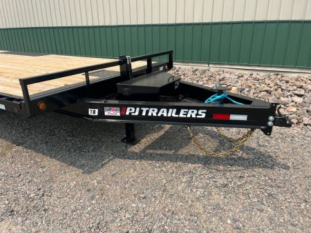 New 2027 22' 14k PJ Deckover Tilt Trailer - Hyd Jack