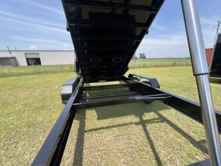 New 2027 Panther Cargo 7x16 Tandem Axle High Side Dump Trailer For Sale – 16,000 lb GVWR with Spare Tire