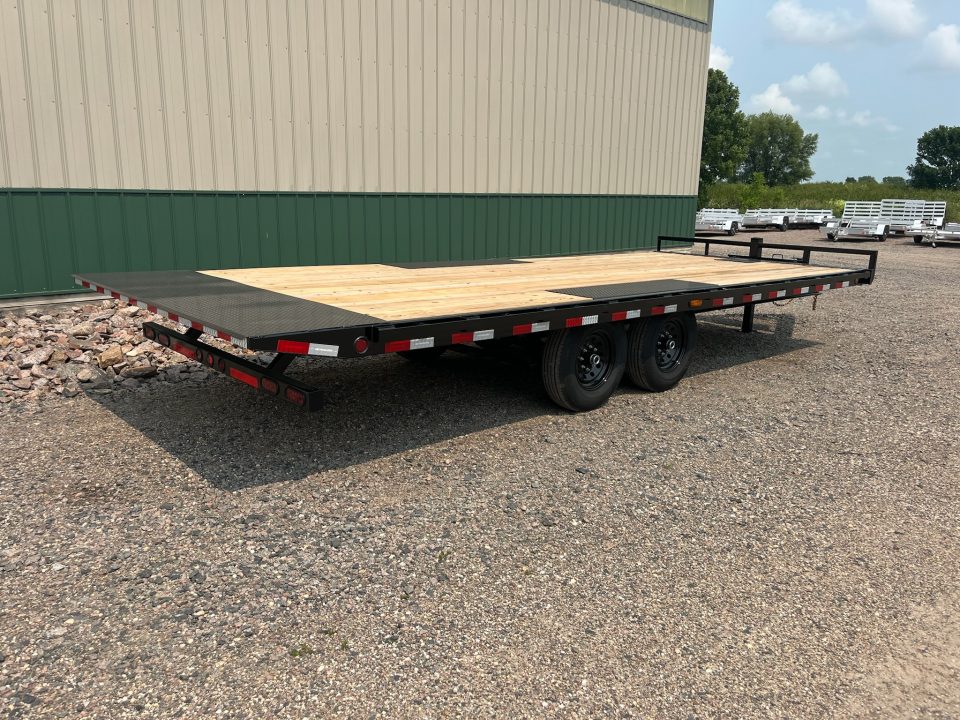 New 2027 22' 14k PJ Deckover Tilt Trailer - Hyd Jack
