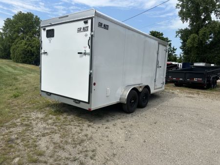 New 2026 CAR MATE 7x16 Plus 4' V-Noise Enclosed Trailer