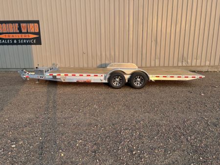 New 2026 H&H Trailers 22' Aluminum Low Profile Speed Loader Tilt Trailer