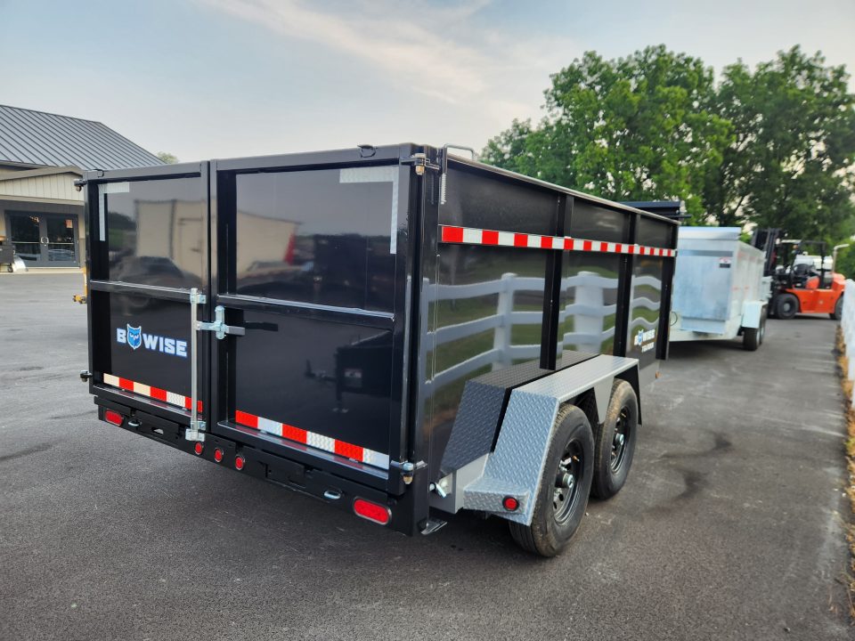 New 2026 BWISE DLP15 82x14 15K Tandem Axle Dump Trailer