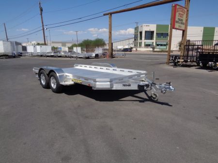 New 2027 ALUMA * 7814R * 14Ft Tandem Axle 7k Car Hauler