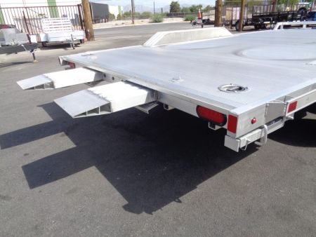 New 2027 Aluma * WB16H-TA-EL-DOF * 16Ft Heavy Duty Wide Body Drive-Over-Fender 10k Trailer