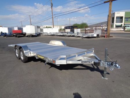 New 2027 Aluma * 8218H TILT * 18Ft Tandem Axle 10k Aluminum Tilt Car Hauler