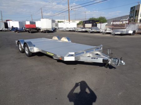 New 2027 Aluma * 8218 * 18Ft Tandem Axle 7k Aluminum Car Hauler w/ Spread Axles