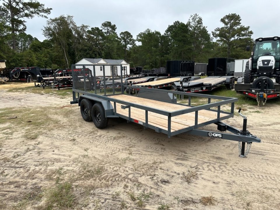 New 2026 GPS Trailers 7x16 TA Utility Trailer