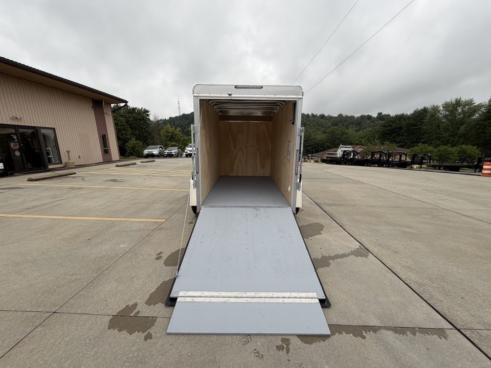 New 2026 Car Mate Trailers 5X10 Custom Cargo Enclosed Trailer - Black - 6" extra height W/ Ramp Door - 2990# GVWR