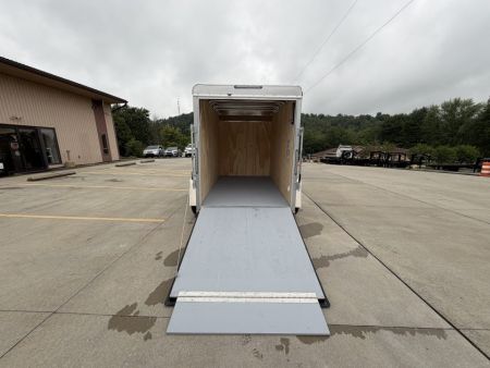 New 2026 Car Mate Trailers 5X10 Custom Cargo Enclosed Trailer - Black - 6" extra height W/ Ramp Door - 2990# GVWR