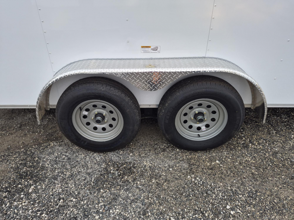 New 2026 Cargo Craft 7x16 Tandem Axle Enclosed Trailer – 7K GVWR | Flat Nose | Barn Doors I Triple Tongue Cargo / Enclosed Trailer