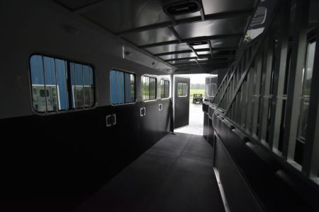 New 2027 Bison Trailers Ranger 7411 Horse Trailer