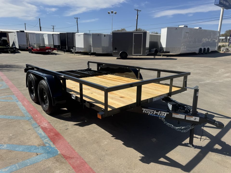 New 2026 Top Hat Trailers LDX 12X77 Utility Trailer