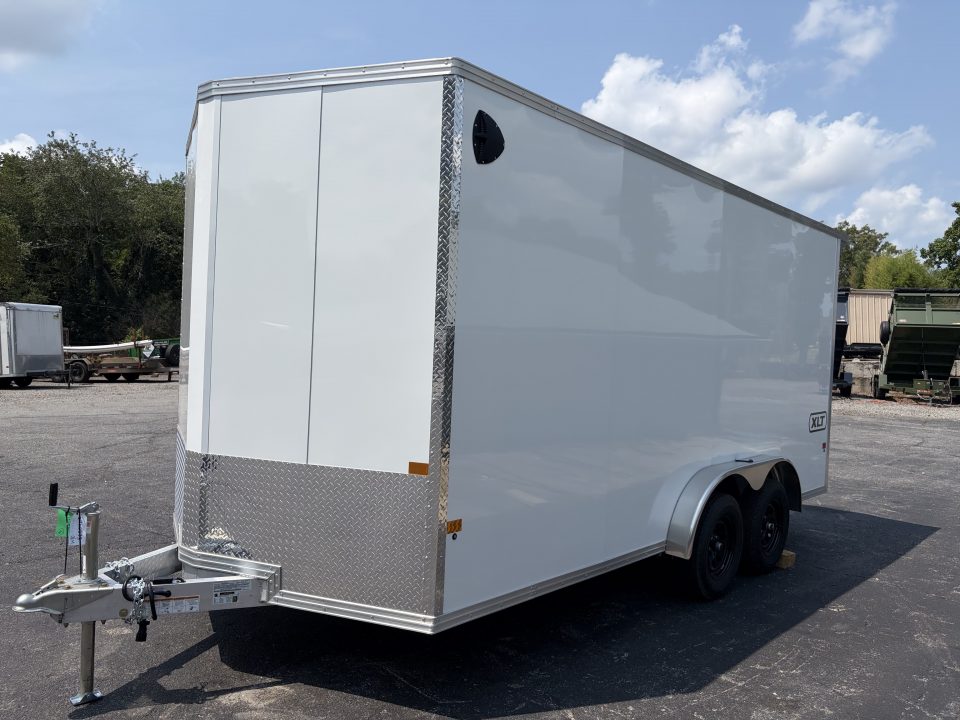 New 2027 ALCOM 7.5X16 Enclosed, 7' Height, Aluminum w/Translucent Roof