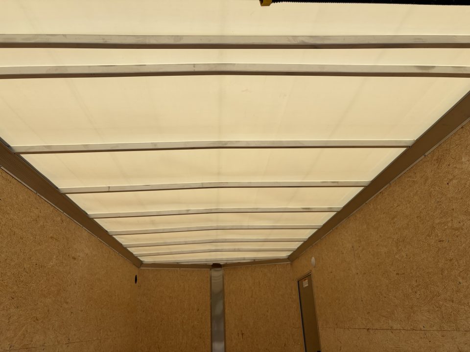 New 2027 ALCOM 7.5X16 Enclosed, 7' Height, Aluminum w/Translucent Roof