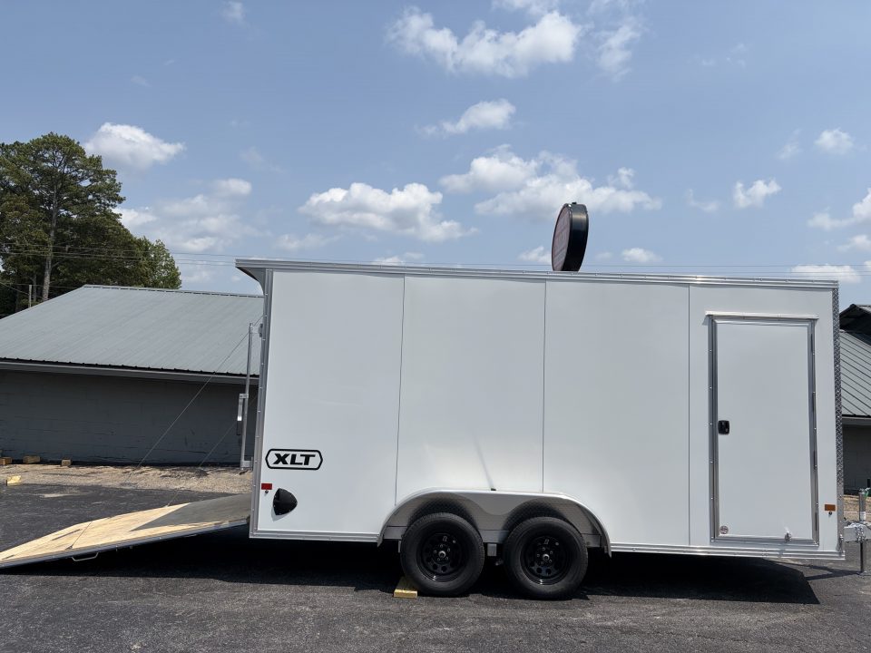 New 2027 ALCOM 7.5X16 Enclosed, 7' Height, Aluminum w/Translucent Roof