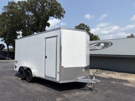 New 2027 ALCOM 7.5X16 Enclosed, 7' Height, Aluminum w/Translucent Roof