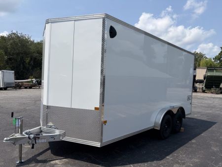 New 2027 ALCOM 7.5X16 Enclosed, 7' Height, Aluminum w/Translucent Roof