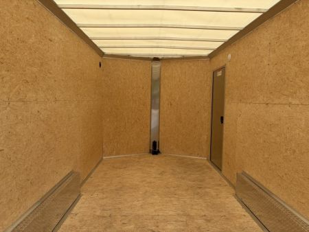 New 2027 ALCOM 7.5X16 Enclosed, 7' Height, Aluminum w/Translucent Roof