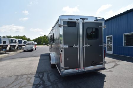 Used 2019 Bison Trailers Trailhand 7311 Horse Trailer