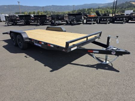 New 2027 Sure-Trac 7x18 Treated Wood Deck Car Hauler 10K GVWR