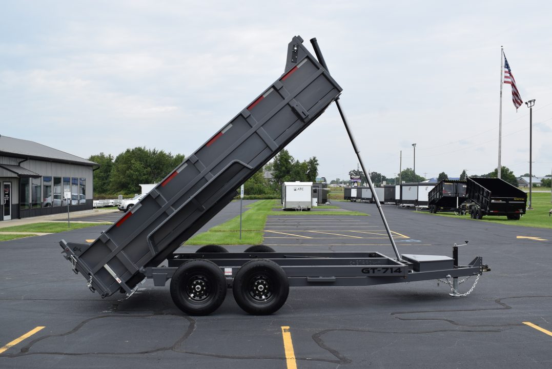 New 2026 Griffin Trailers 7x14 14K Telescoping Cylinder Dump Trailer