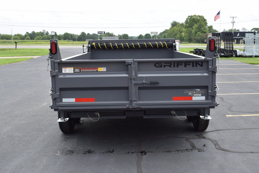 New 2026 Griffin Trailers 7x14 14K Telescoping Cylinder Dump Trailer