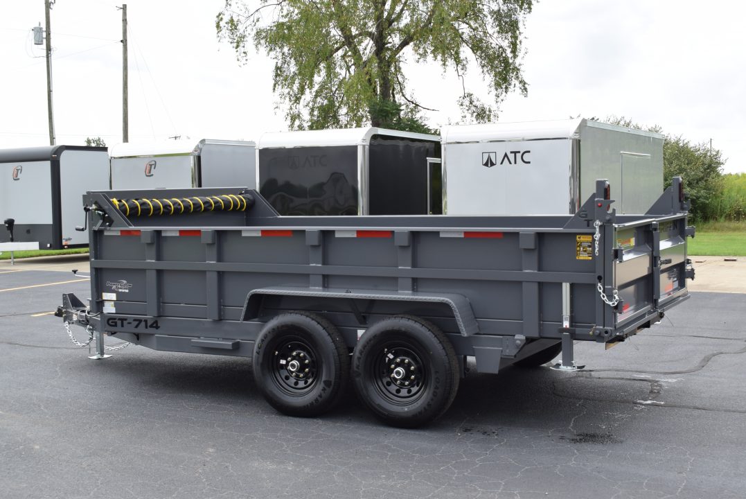 New 2026 Griffin Trailers 7x14 14K Telescoping Cylinder Dump Trailer
