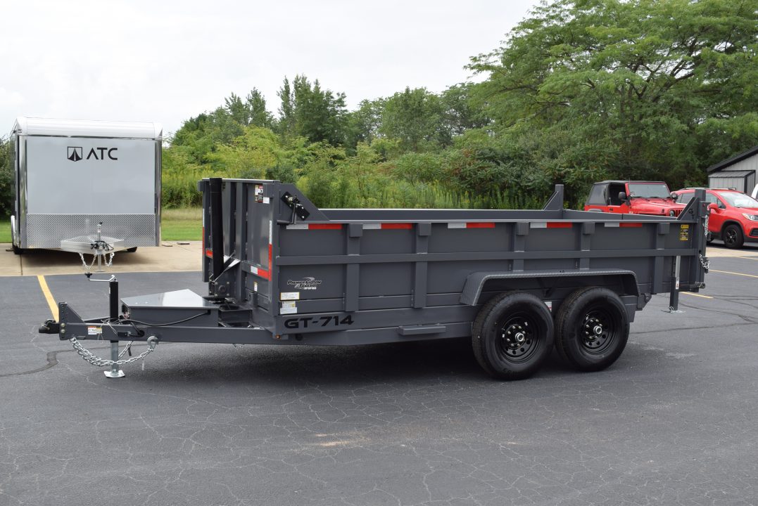 New 2026 Griffin Trailers 7x14 14K Telescoping Cylinder Dump Trailer
