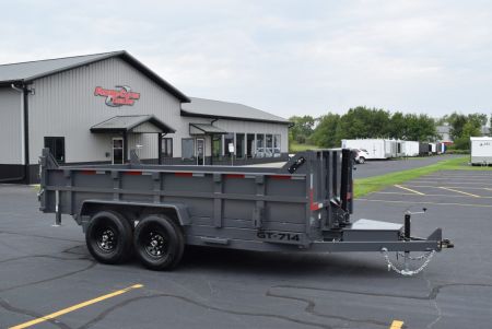 New 2026 Griffin Trailers 7x14 14K Telescoping Cylinder Dump Trailer