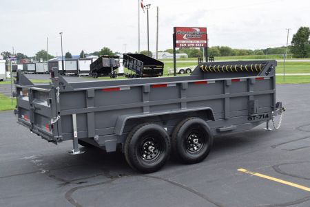 New 2026 Griffin Trailers 7x14 14K Telescoping Cylinder Dump Trailer