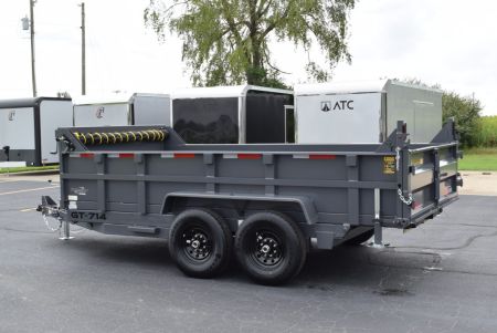 New 2026 Griffin Trailers 7x14 14K Telescoping Cylinder Dump Trailer