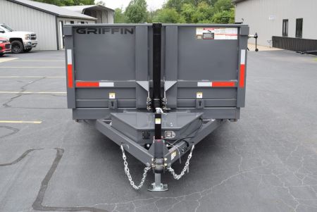 New 2026 Griffin Trailers 7x14 14K Telescoping Cylinder Dump Trailer