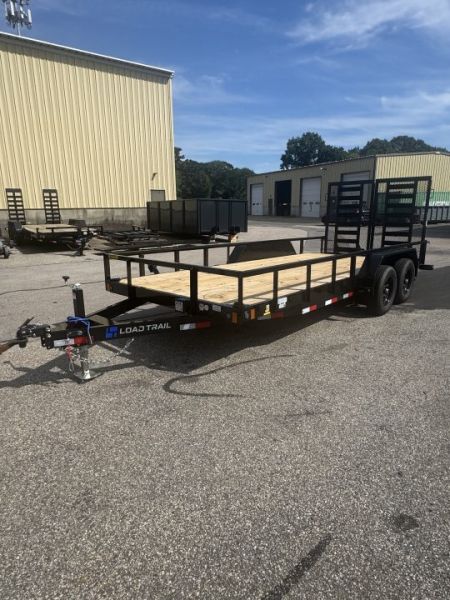 New 2026 Load Trail CS83X18 Equipment Trailer / Split Ramps
