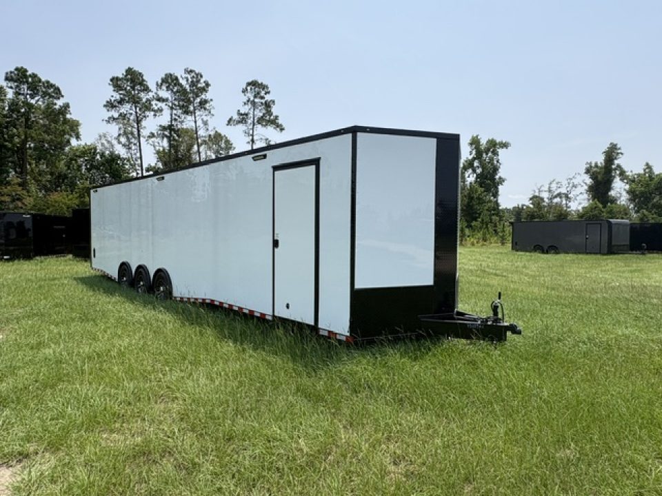 New 2027 Rock Solid Cargo 8.5x36 Triple Axle Enclosed Car Hauler For Sale – Premium Heavy-Duty Performance