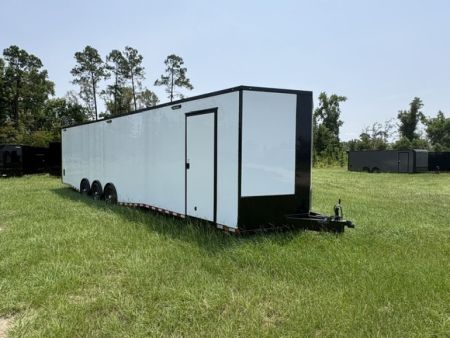 New 2027 Rock Solid Cargo 8.5x36 Triple Axle Enclosed Car Hauler For Sale – Premium Heavy-Duty Performance
