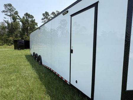 New 2027 Rock Solid Cargo 8.5x36 Triple Axle Enclosed Car Hauler For Sale – Premium Heavy-Duty Performance