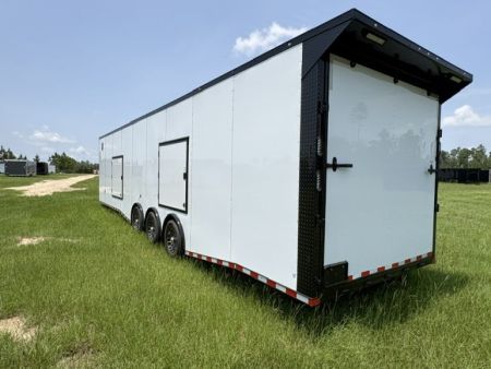 New 2027 Rock Solid Cargo 8.5x36 Triple Axle Enclosed Car Hauler For Sale – Premium Heavy-Duty Performance